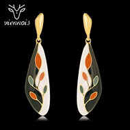 Picture of Classic Enamel Dangle Earrings from Certified Factory