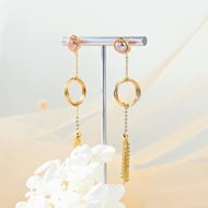 Picture of Classic Copper or Brass Dangle Earrings for Girlfriend