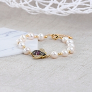 Picture of Classic fresh water pearl Fashion Bracelet with Speedy Delivery