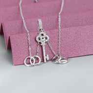 Show details for Low Cost Copper or Brass Cubic Zirconia Pendant Necklace with Low Cost