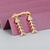 Picture of Beautiful Cubic Zirconia Delicate Dangle Earrings