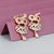 Picture of Delicate Owl Dangle Earrings at Unbeatable Price