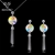 Picture of Top Small Artificial Crystal Necklace and Earring Set