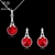 Picture of 16 Inch Artificial Crystal Necklace and Earring Set with Worldwide Shipping