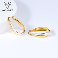 Picture of Attractive Multi-tone Plated Zinc Alloy Big Hoop Earrings For Your Occasions