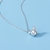 Picture of Cheap 925 Sterling Silver Platinum Plated Pendant Necklace for Ladies