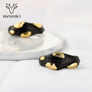 Picture of Shop Zinc Alloy Gunmetal Plated Stud Earrings with Wow Elements