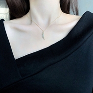 Picture of 16 Inch White Pendant Necklace with No-Risk Refund