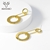 Picture of Big Platinum Plated Dangle Earrings at Unbeatable Price