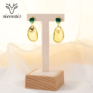 Picture of New Season Green Zinc Alloy Dangle Earrings with SGS/ISO Certification