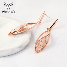 Show details for Zinc Alloy White Dangle Earrings in Exclusive Design