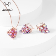 Show details for Best Quality Small Artificial Crystal Necklace and Earring Set