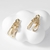 Picture of Copper or Brass White Stud Earrings at Super Low Price