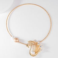 Picture of swan Classic Collar Necklace with Fast Delivery
