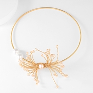 Picture of Low Price Gold Plated Medium Collar Necklace from Trust-worthy Supplier