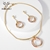Picture of Zinc Alloy Dubai 2 Piece Jewelry Set with Full Guarantee