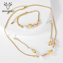 Show details for Dubai Medium Necklace and Earring Set with Worldwide Shipping