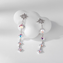 Show details for New Season Colorful Platinum Plated Dangle Earrings in Flattering Style