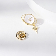 Show details for Wholesale Gold Plated White Brooche with Unbeatable Quality