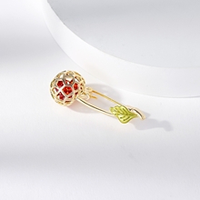 Show details for Funky Small Copper or Brass Brooche