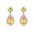 Picture of Impressive Yellow Luxury Dangle Earrings with Low MOQ