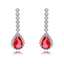 Show details for Copper or Brass Platinum Plated Dangle Earrings from Certified Factory
