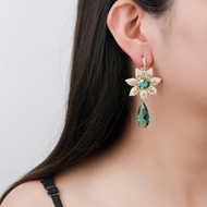 Picture of Flowers & Plants Luxury Dangle Earrings with Speedy Delivery