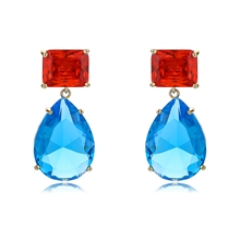 Show details for Distinctive Blue Luxury Dangle Earrings As a Gift
