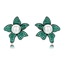 Show details for Inexpensive Gunmetal Plated Green Stud Earrings from Reliable Manufacturer