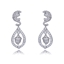 Show details for Featured White Medium Dangle Earrings with Full Guarantee