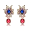 Show details for Buy Copper or Brass Gold Plated Dangle Earrings with Wow Elements