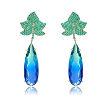 Show details for Fashion Cubic Zirconia Medium Dangle Earrings