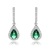 Picture of Nice Cubic Zirconia Green Dangle Earrings from Editor Picks