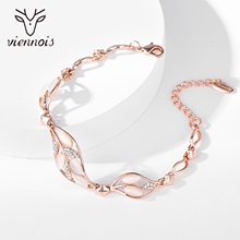 Show details for Female Zinc Alloy Rose Gold Plated Fashion Bracelet