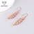 Picture of Fashionable Casual Rose Gold Plated Dangle Earrings