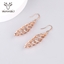 Show details for Fashionable Casual Rose Gold Plated Dangle Earrings