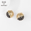 Show details for Zinc Alloy Gold Plated Stud Earrings in Flattering Style