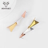 Picture of Hypoallergenic Multi-tone Plated Zinc Alloy Dangle Earrings with Easy Return