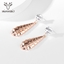 Show details for Zinc Alloy Gold Plated Dangle Earrings Factory Direct Supply