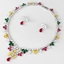 Show details for Sparkling Big Colorful 2 Piece Jewelry Set