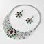Show details for Copper or Brass Green 2 Piece Jewelry Set with Fast Shipping