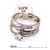 Picture of Enchanting Brass Multilayer Stacking Rings
