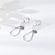 Picture of Delicate White Dangle Earrings Online Only