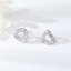Show details for Attractive White Copper or Brass Stud Earrings For Your Occasions