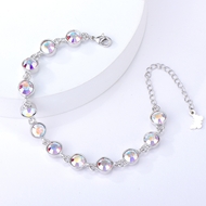 Show details for Great Swarovski Element Colorful Fashion Bracelet
