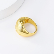 Picture of Charming Gold Plated Big Fashion Ring As a Gift