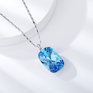 Show details for Charming Blue Small Pendant Necklace As a Gift