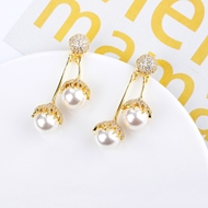 Picture of Sparkly Big White Dangle Earrings