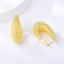 Show details for Dubai Gold Plated Stud Earrings at Unbeatable Price