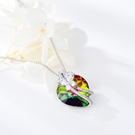 Show details for Zinc Alloy Platinum Plated Pendant Necklace with Full Guarantee